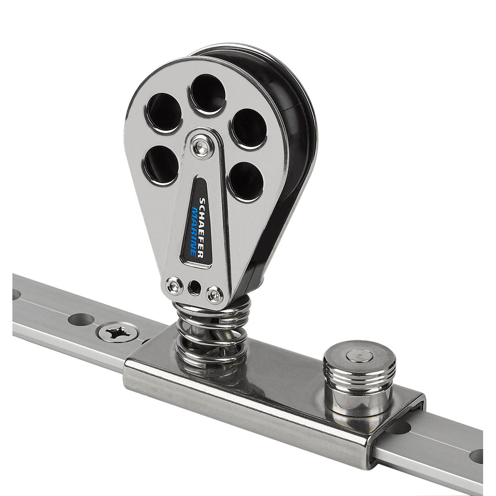 Schaefer Spring Loaded/Lined Slide/Stainless Steel for 1-1/4" T-Track