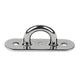 Schaefer Stainless Steel Welded Pad Eye - 3"L x 1"W