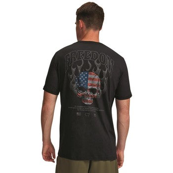 Under Armour - UA Freedom Fire Skull Mens T-Shirt
