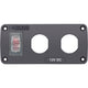 Blue Sea Systems 4364 Water Resistant USB Accessory Panel - 15A Circuit Breaker, 2x Blank Apertures