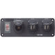 Blue Sea Systems 4365 Water Resistant USB Accessory Panel - 15A Circuit Breaker, 12V Socket, 2x 2.1A Dual USB Chargers