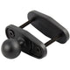 RAM Mount Square Post Clamp Base 2.5" Wide with 1.5"Ball