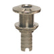 GROCO Stainless Steel Hose Barb Thru-Hull Fitting - 2"