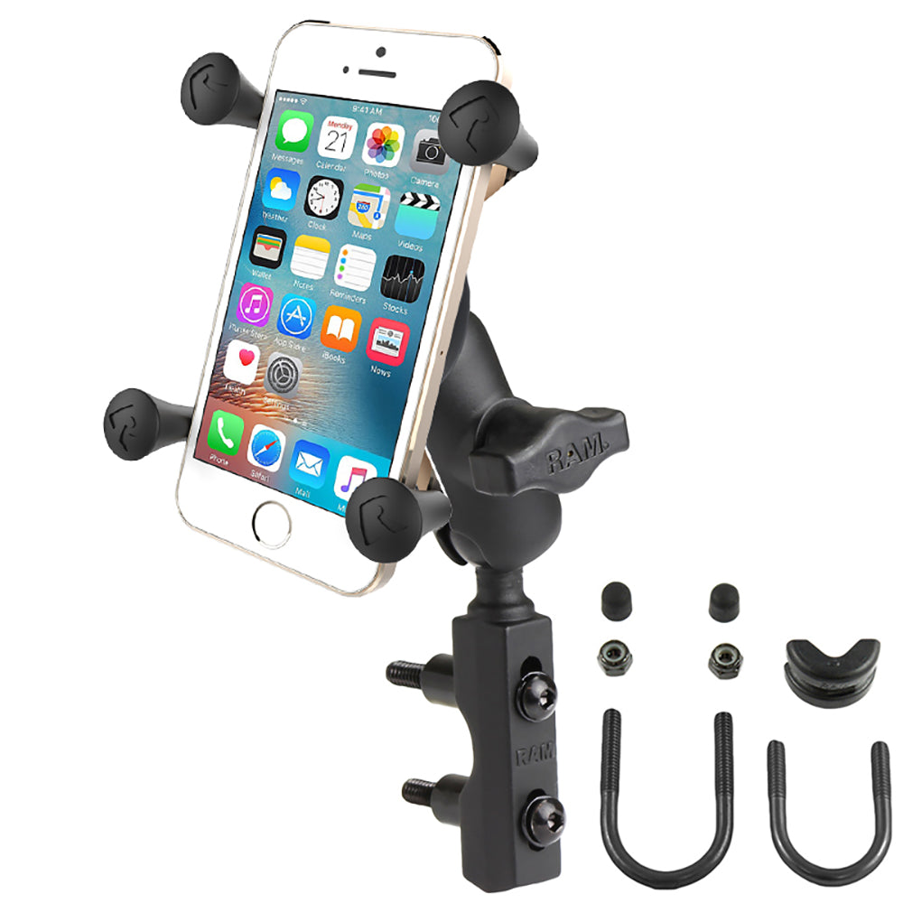 RAM Mount X-Grip® Phone Mount with Motorcycle Brake/Clutch Reservoir Base