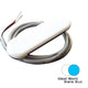 Shadow-Caster Dual Color Courtesy Light with 2' Lead Wire - White Abs Cover - Great White/Bimini Blue