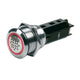 BEP 12V Buzzer with Red LED Warning Light - Stainless Steel
