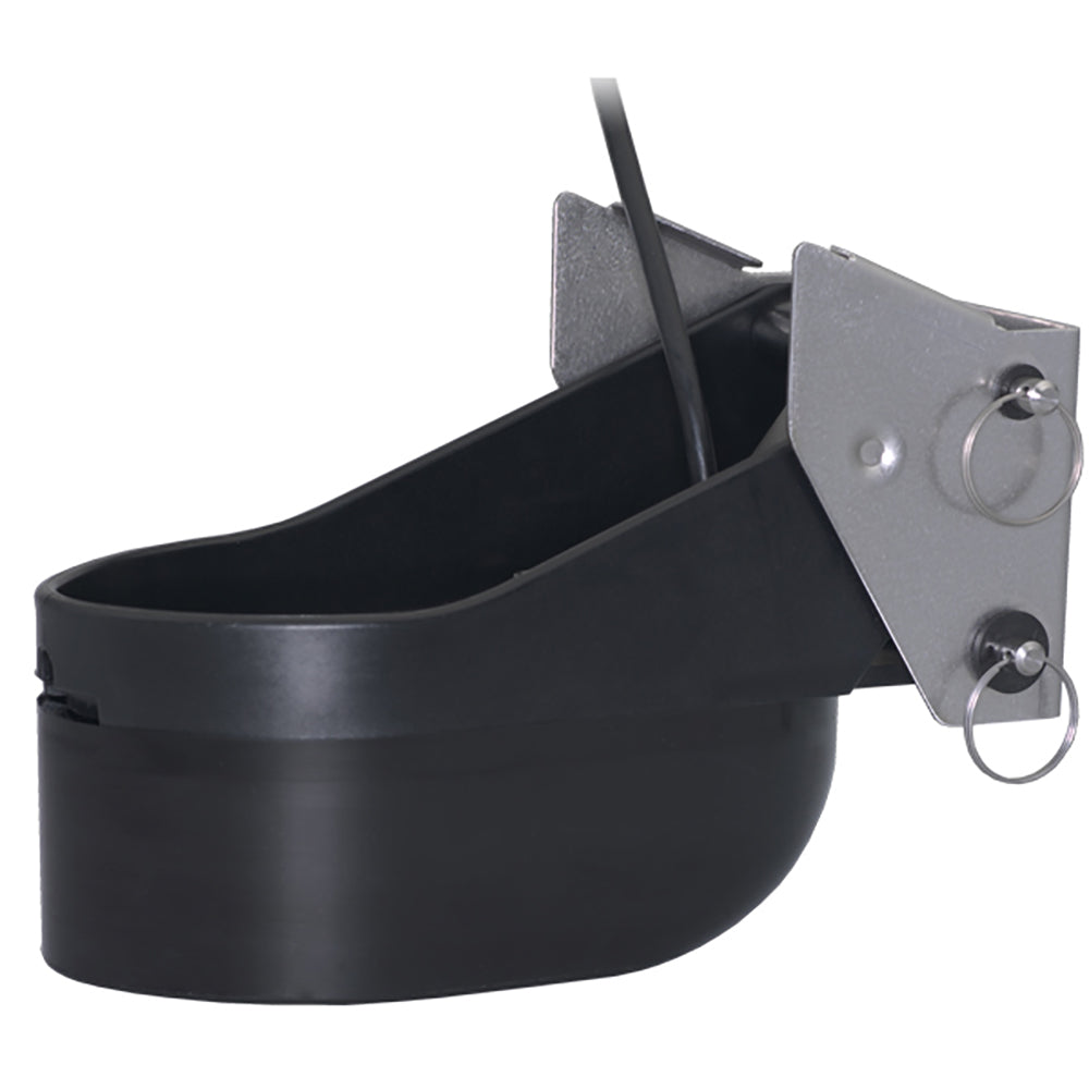 Furuno TM185M Medium-Frequency CHIRP Transducer with Temperature - Urethane Transom Mount with Stainless Bracket