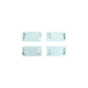 Rod Boss TRBP Track Backing Plate, Set of 4