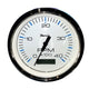 Faria Chesapeake White SS 4" Tachometer with Hourmeter (4000 RPM) (Diesel) (Mech. Takeoff & Var. Ratio Alt)