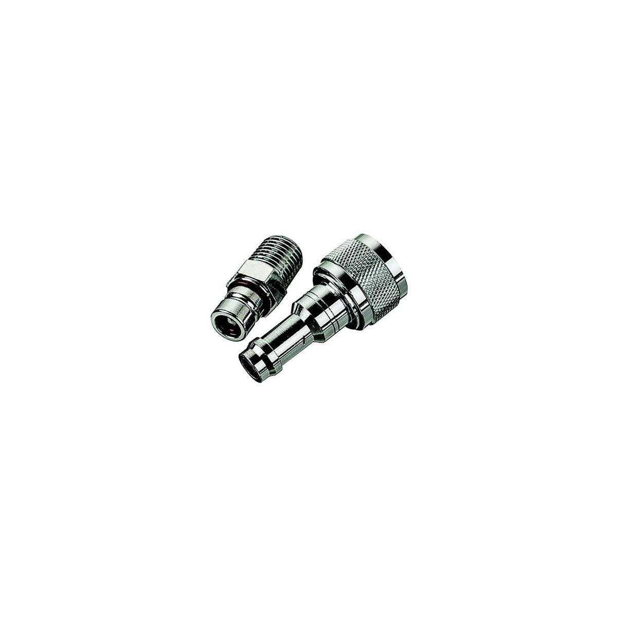 Scepter Fuel Connector, Quick Universal 3/8" Barb Female 1/4" NPT Male Stainless Steel