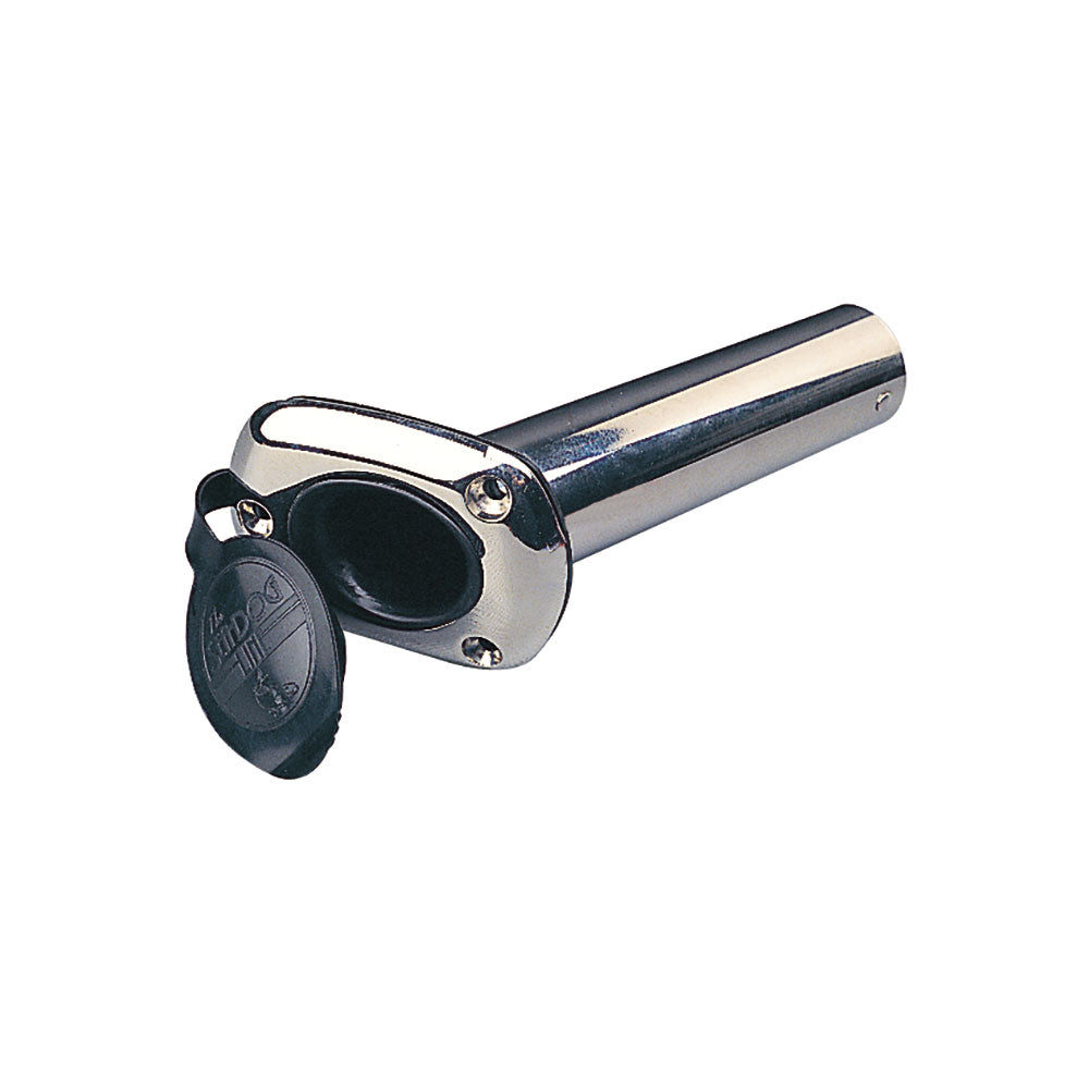 Sea-Dog Cast Stainless Steel Flush Mount Rod Holder with Cap - 30°