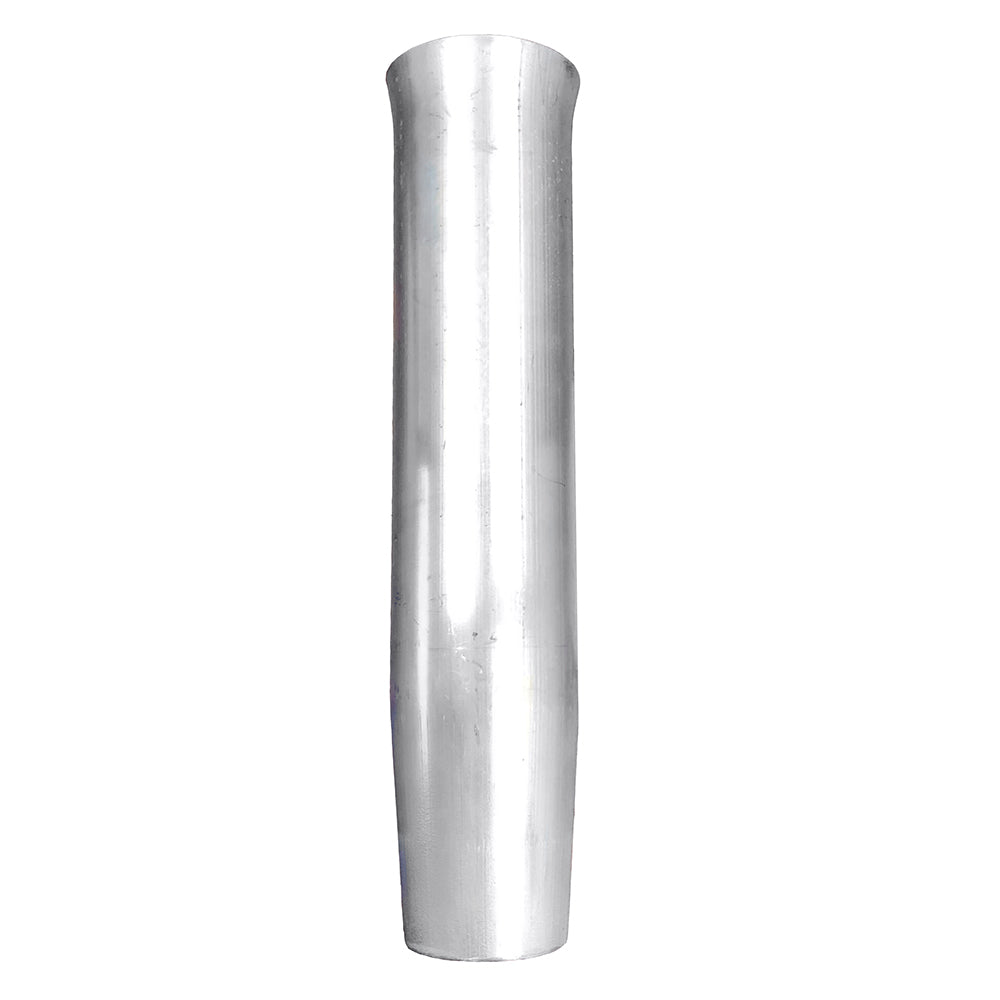 Tigress Weld On Aluminum Flared Rod Holder with o Blade Mill Finished 10"