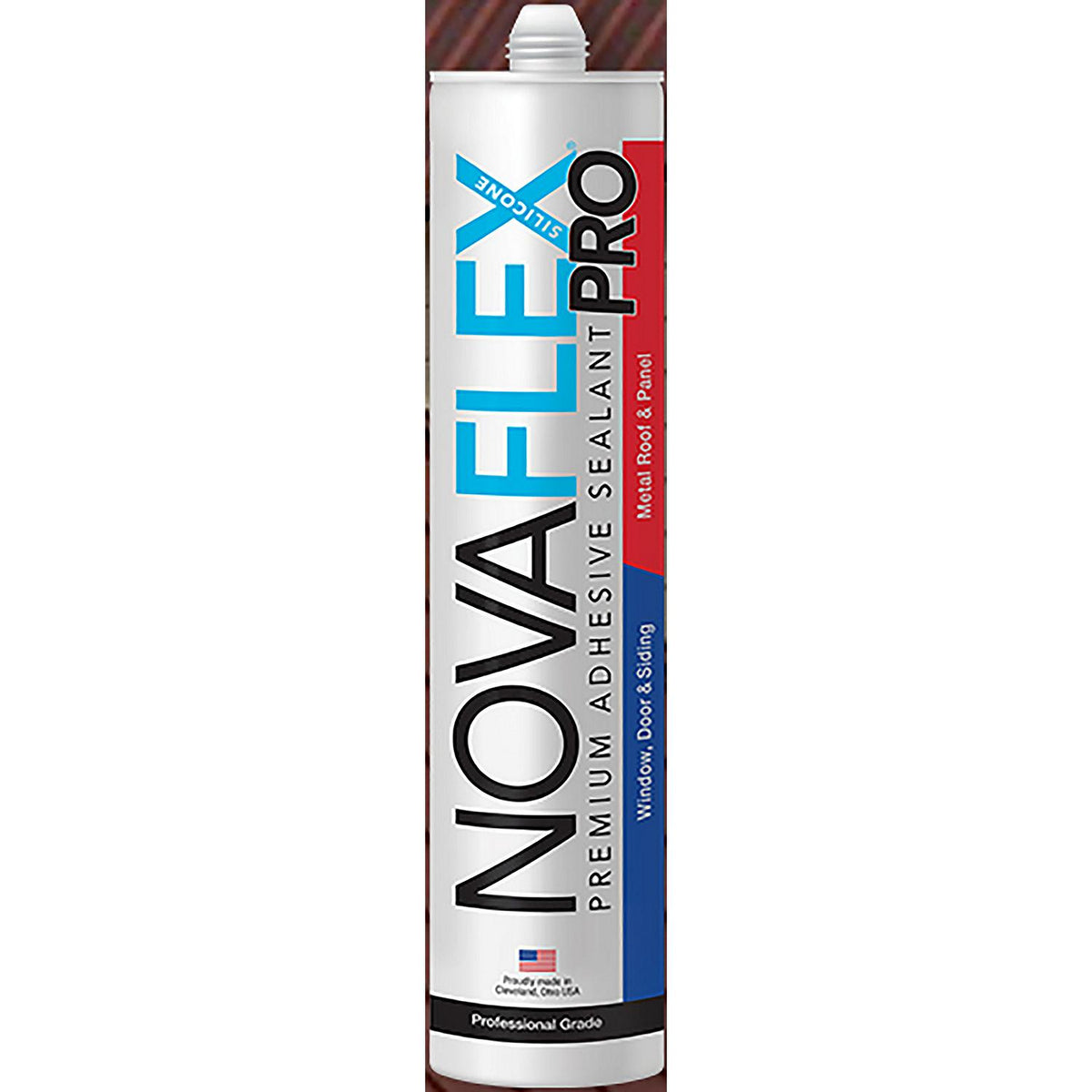 Novagard Solutions Pro Silicone Sealant, Light Gray, 10 oz.