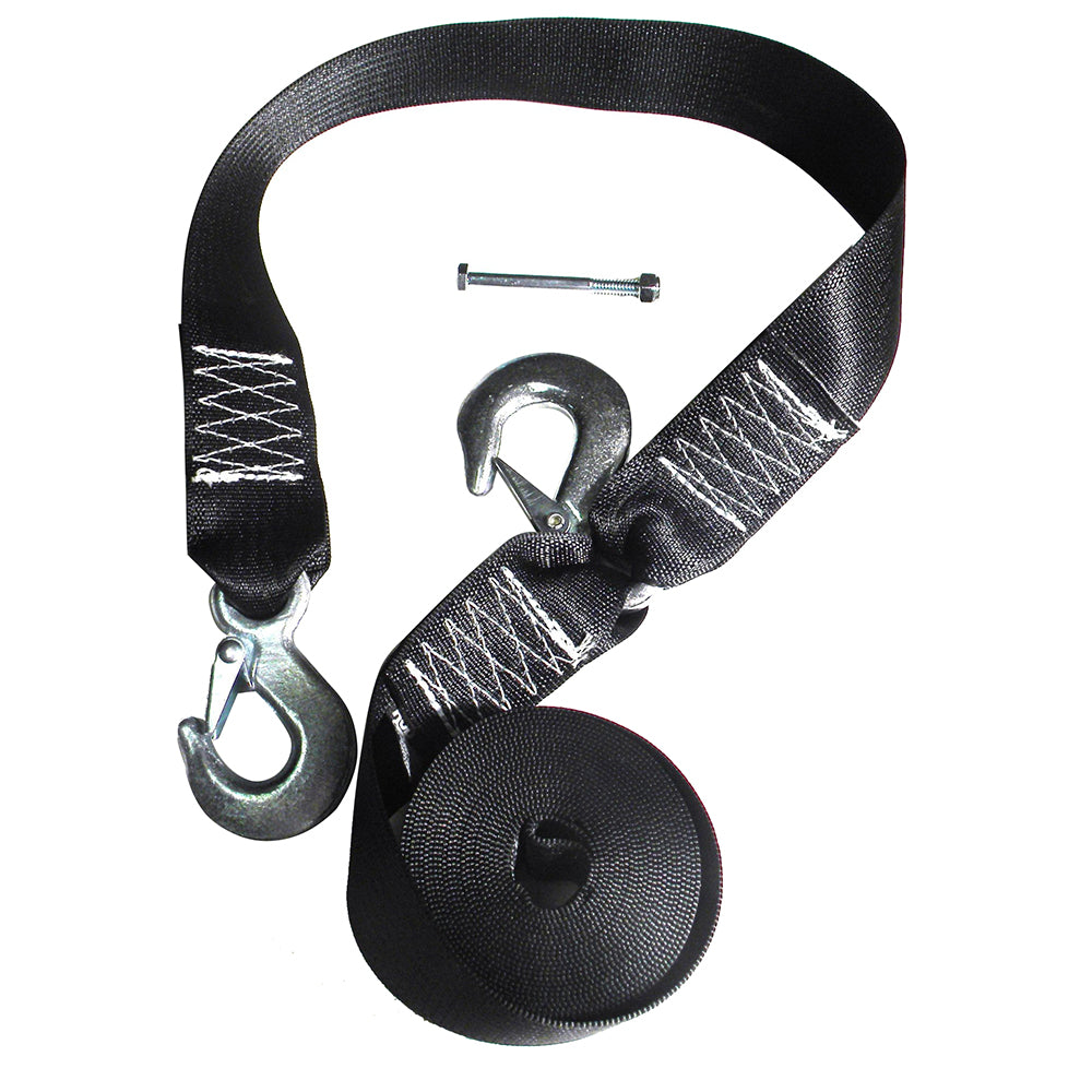 Rod Saver Winch Strap Replacement with Safety Strap - 20'