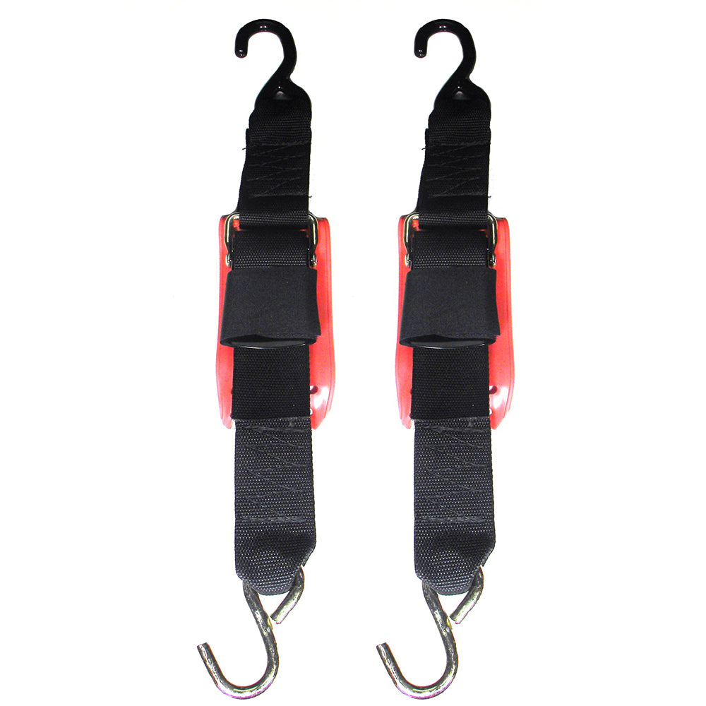 Rod Saver Quick Release Trailer Tie-Down with Vinyl Pad - 2" x 4' - Pair