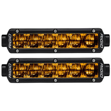 RIGID Industries 6" SR-Series SAE Compliant Fog Light - Black with Yellow Light