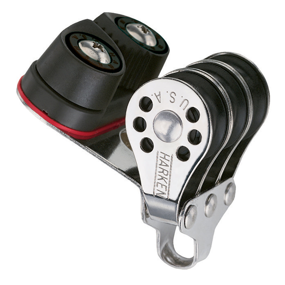 Harken 22mm Triple Micro Block with Cam Cleat