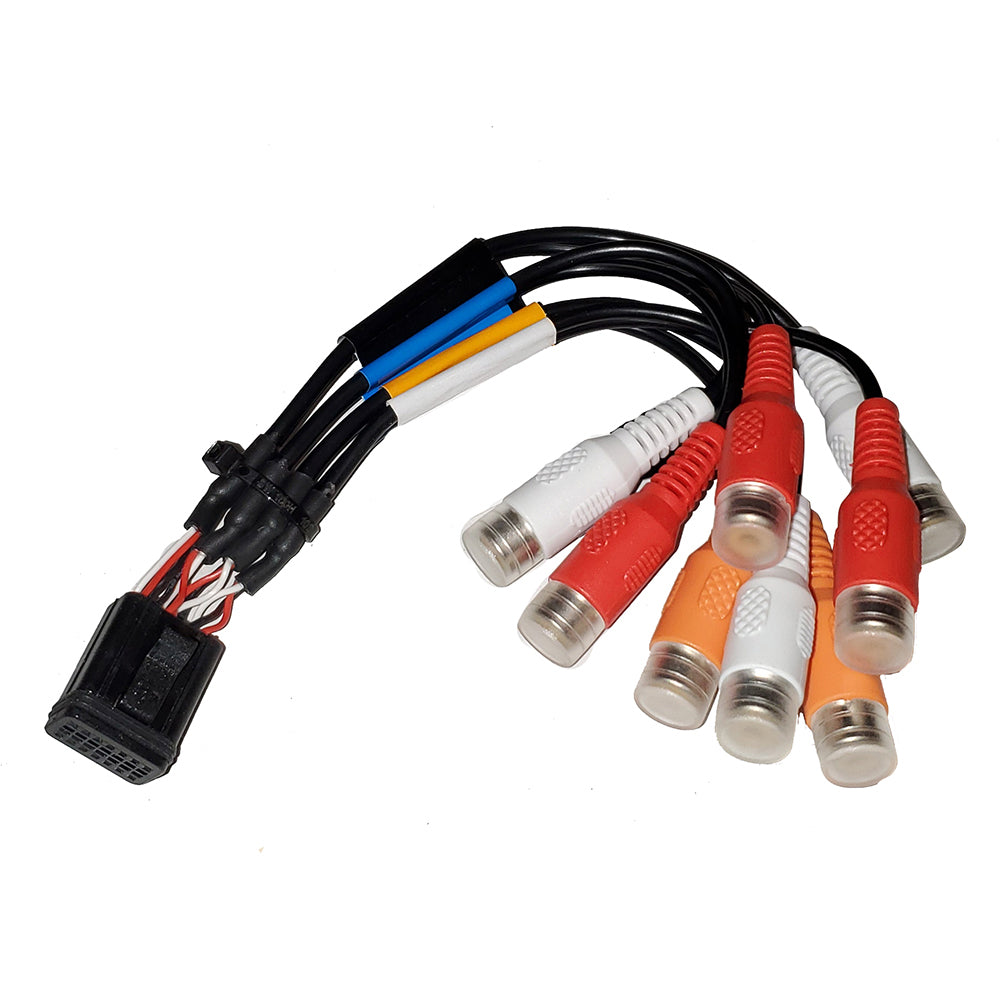 Fusion Wire Harness for MS-RA670 & MS-RA770 Stereo - Zone 1 & 2 (B Port-RCA)