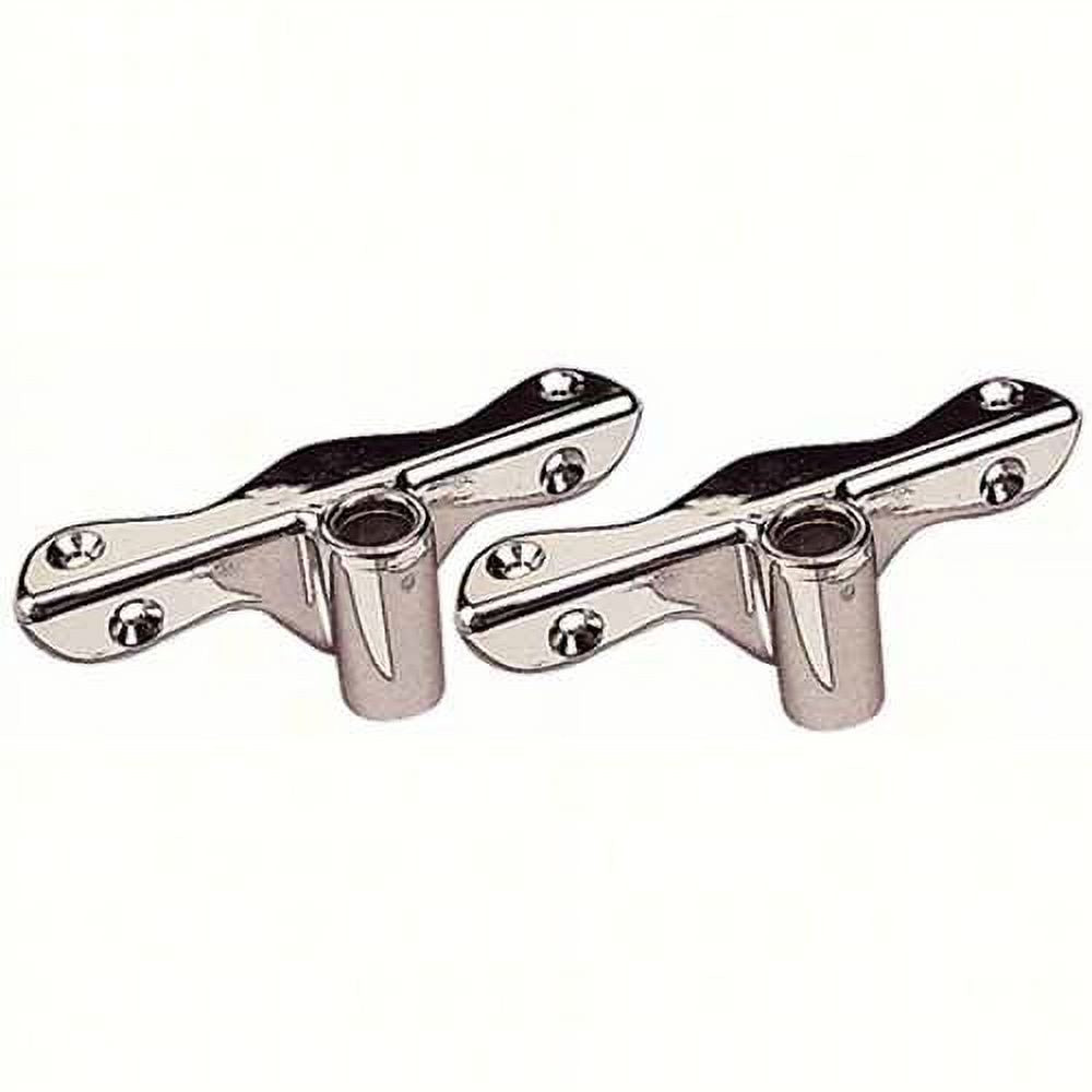 Sea Dog Oarlock Sockets Angle Mount - Chrome Plated Zinc