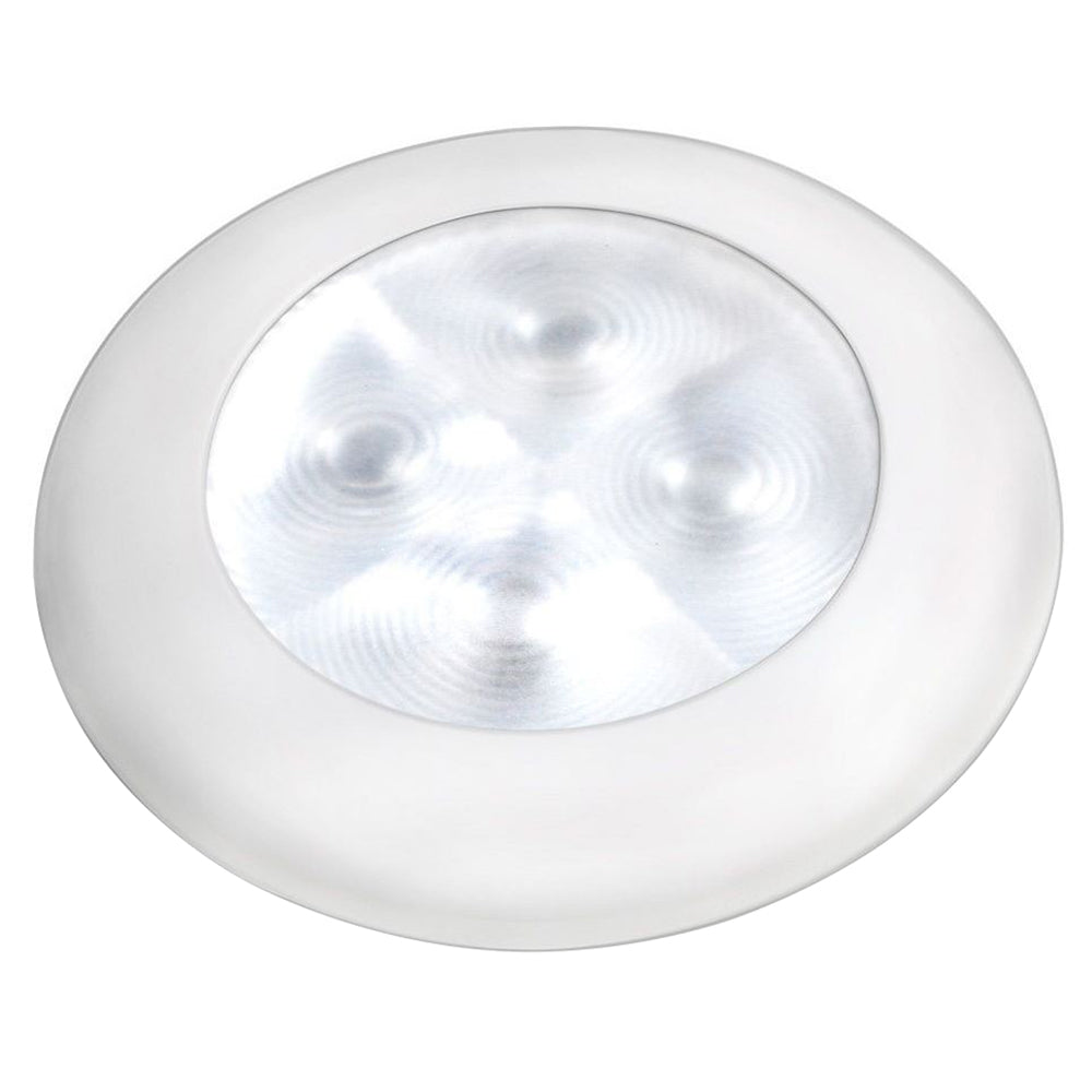 Hella Marine Courtesy Light - Warm White with White Rim