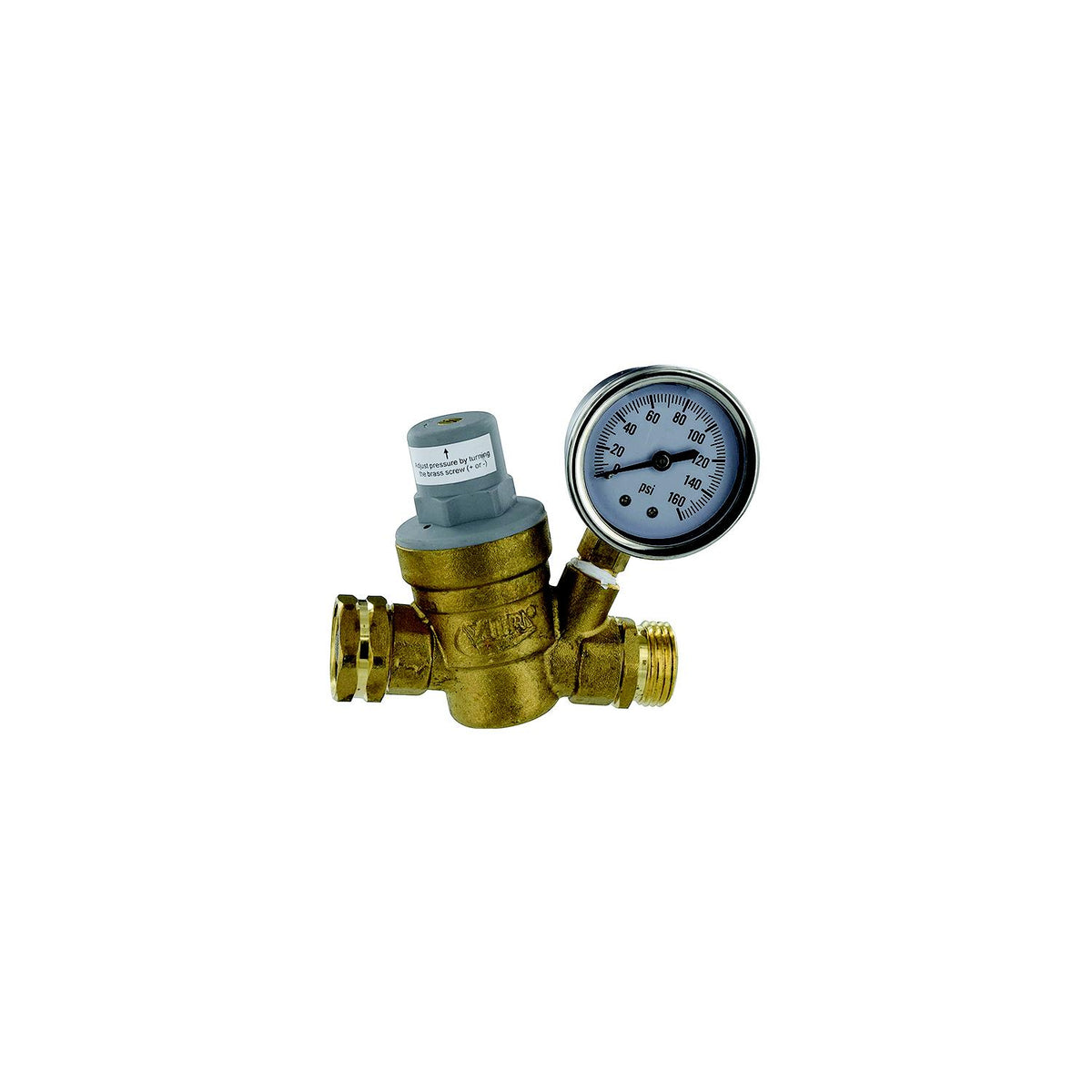 Valterra Brass Adjustable RV Water Regulator