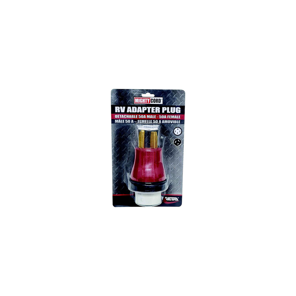 Valterra Mighty Cord RV Electrical Adapter Plug & Locking Ring A10-5050DAVP