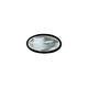 Valterra Oval LED Porch Light with Switch, Black with Clear Lens