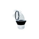 Valterra EZ Coupler 90 Degree Bay RV Sewer Connection Fitting, Clear and Black