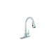 Valterra 8" Premium Power Boost Single Handle Pull Down Kitchen Faucet, Chrome