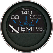 Faria Coral 2" Cylinder Head Temperature Gauge (60-120° F) with Sender