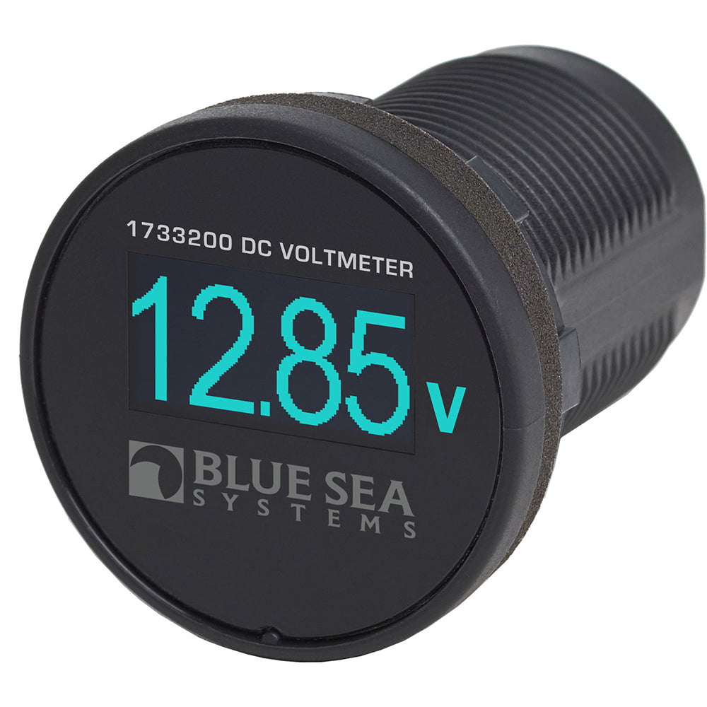 Blue Sea Systems 1733200 Mini OLED Voltmeter - Blue
