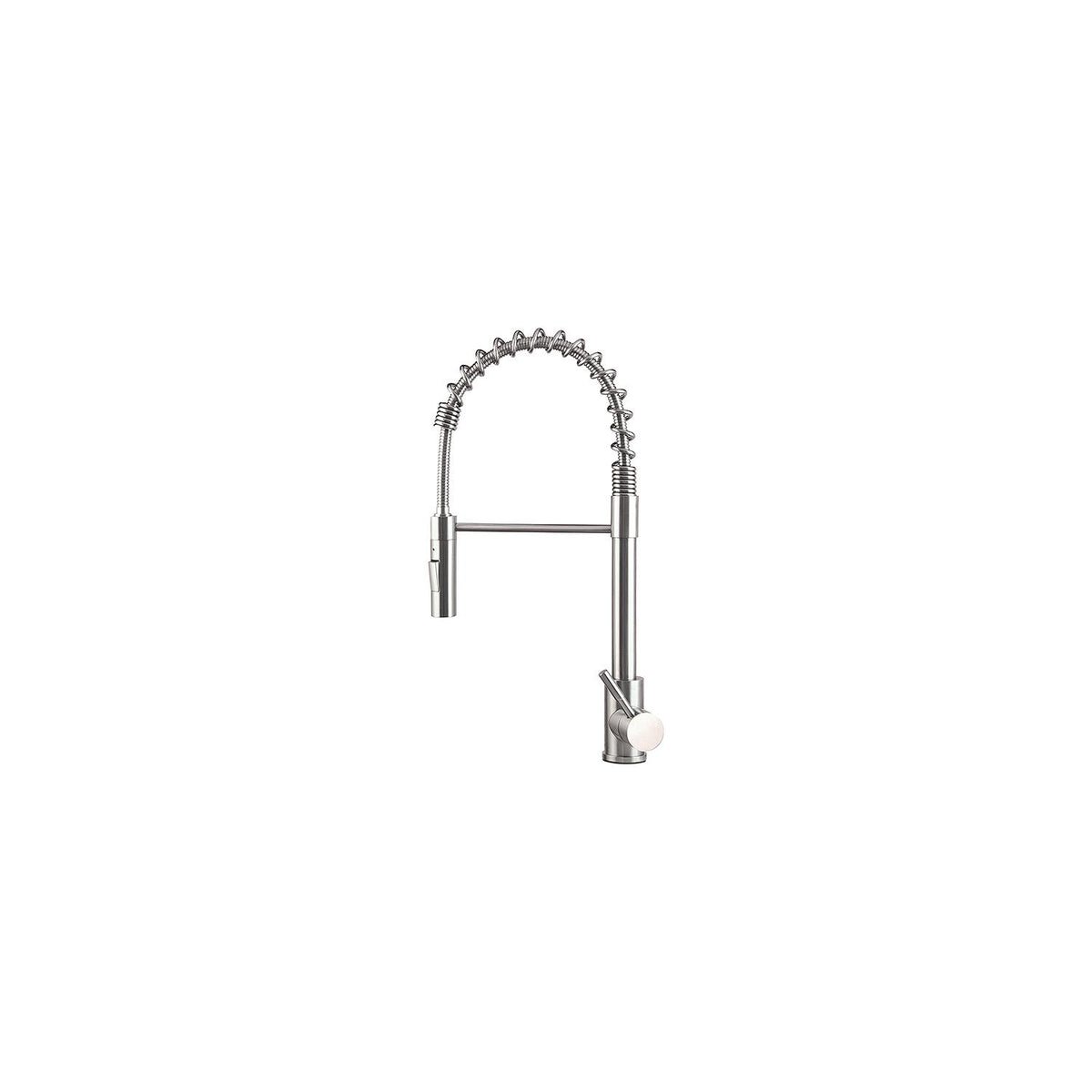 Lippert Flow-Max Coiled Spring Sprayer Faucet, Stainless Steel
