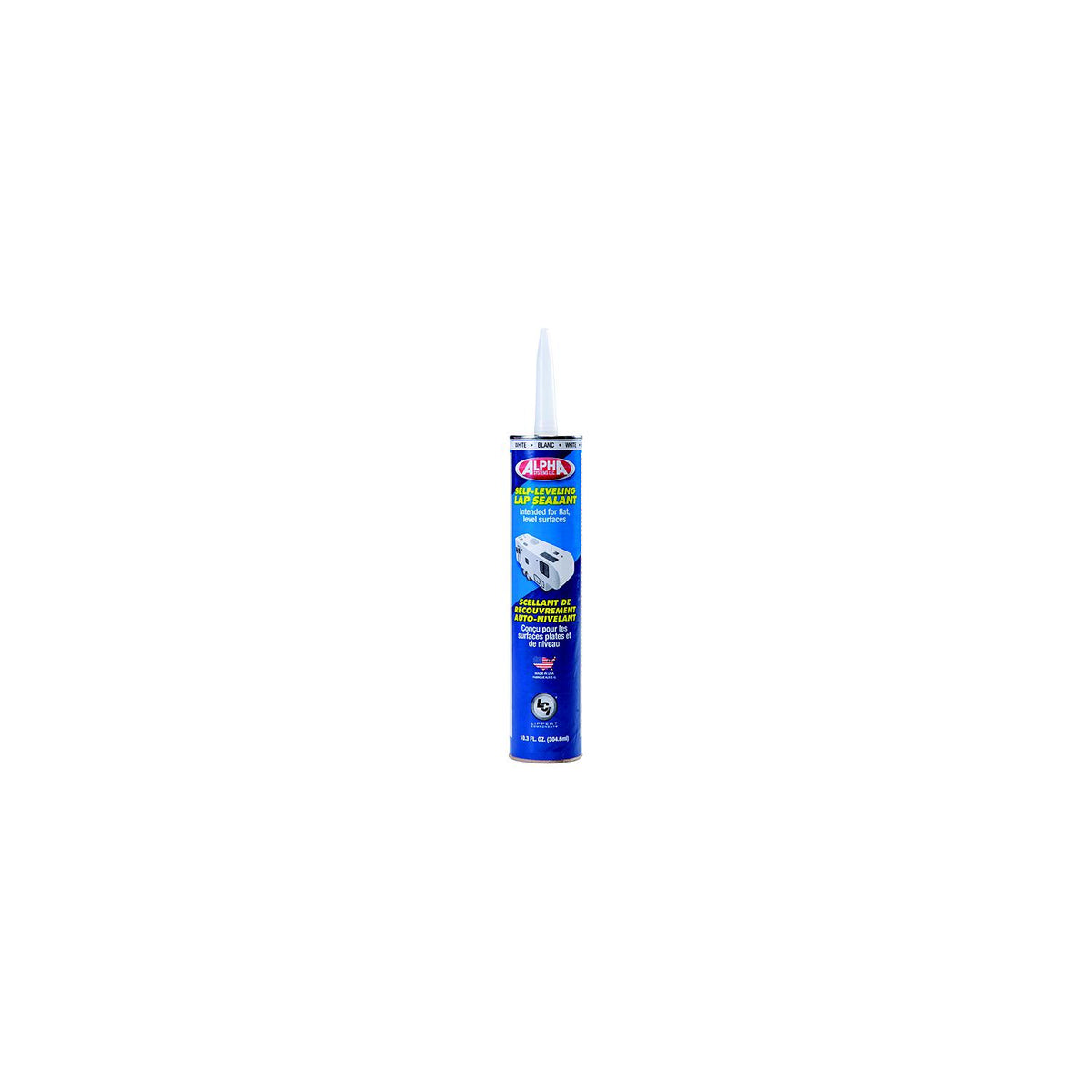 Lippert Alpha Systems Low VOC Self-Leveling Lap Sealant, 10.3 oz., White