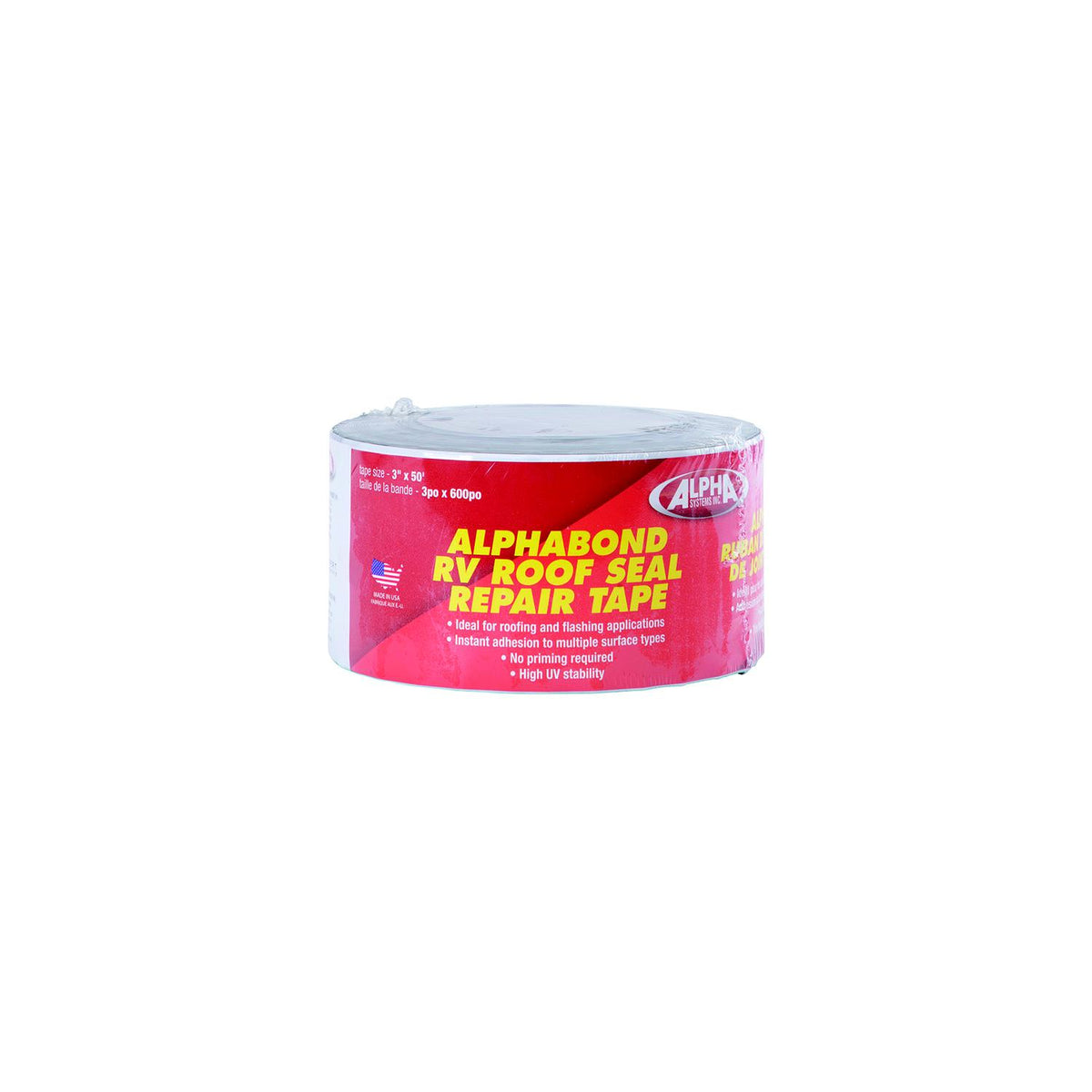 Lippert Alpha Systems All-Purpose Butyl Tape, 3" X 50", White