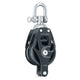 Harken 60mm Double Aluminum Element Block with Swivel & Becket