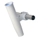 C.E. Smith Aluminum Horizontal Clamp-On Rod Holder 1.66" OD - White Powder Coated with Sleeve