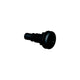 Flow-Rite Qwik-Lok Thru-Hull Fitting, 3/4", Black, Straight Flanged