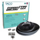 TACO SuproFlex Rub Rail Kit - Black with Flex Chrome Insert - 2"H x 29/32"W x 60'L