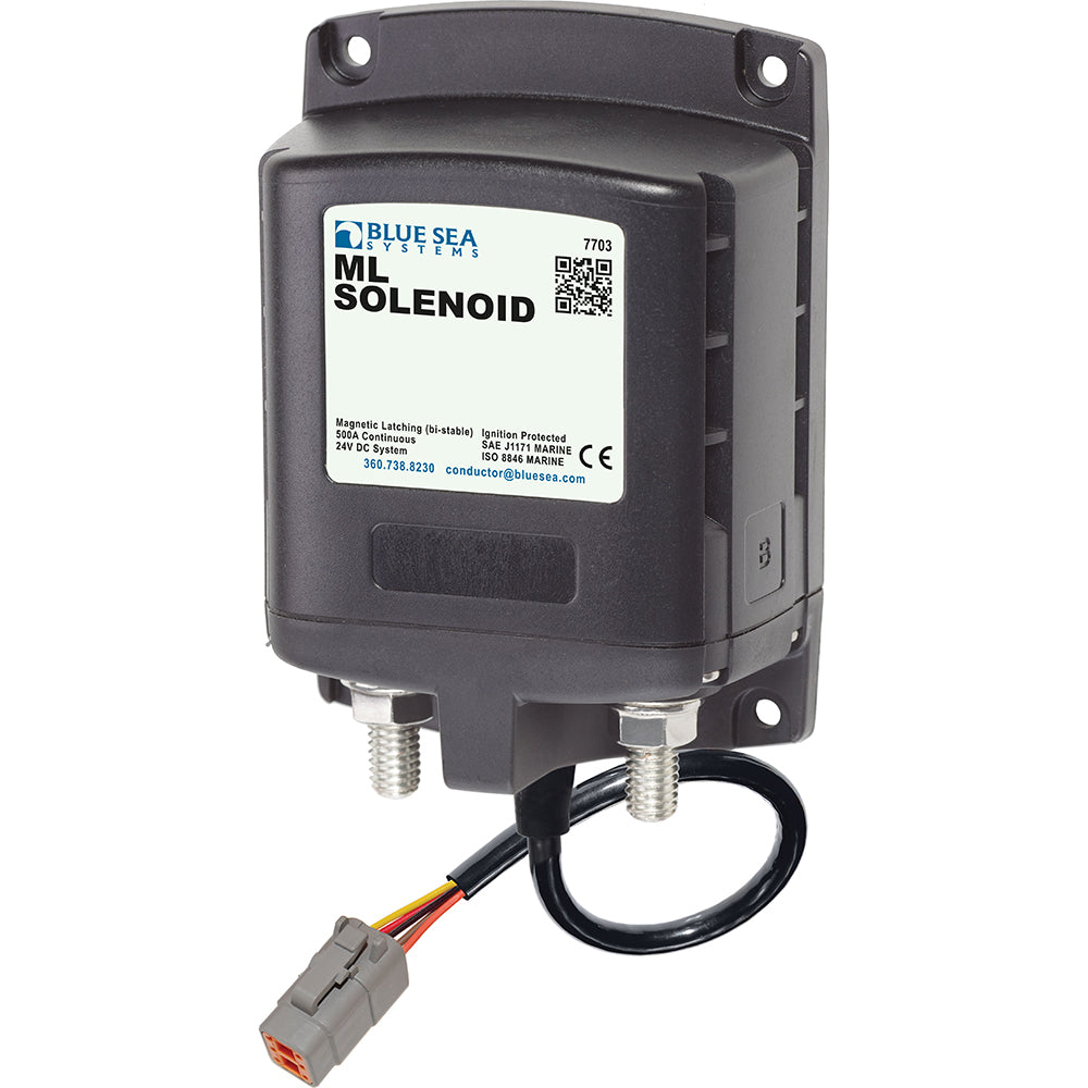 Blue Sea Systems 7703100 ML Solenoid 24V 500A with Deutsch Connector