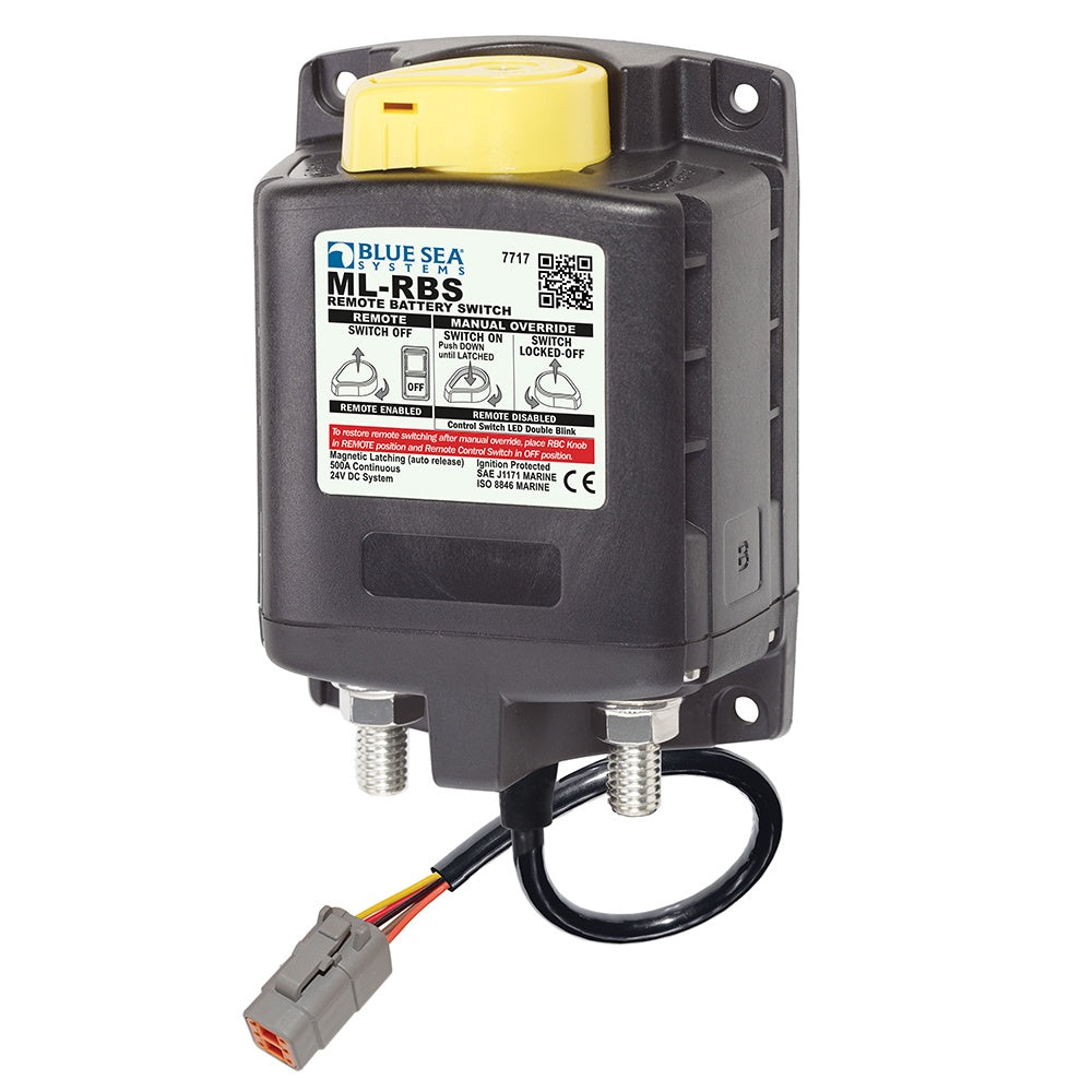 Blue Sea Systems - Remote Battery Switch W/ Manual Controll