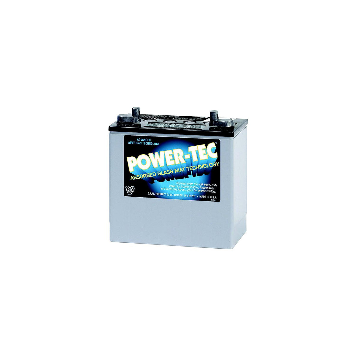 Midstate Battery Power-Tech AGM Battery 12V