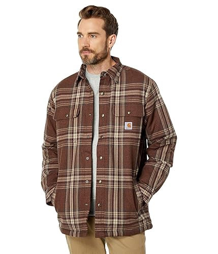 Carhartt - Relaxed Flannel Sherpa Lined Shirt Jacket