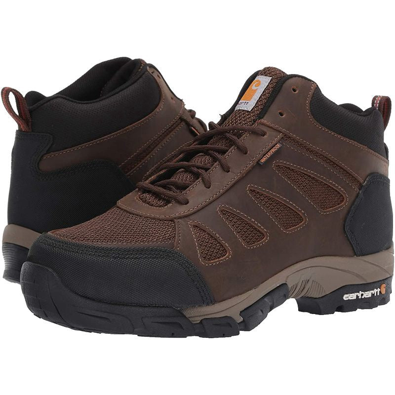 Carhartt - Men`s Light weight Brown Waterproof Work Hiker Brown Leather