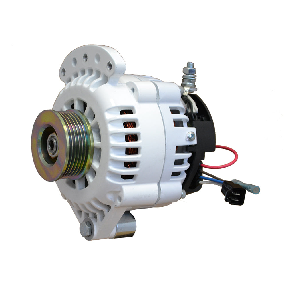 Balmar Alternator 120 Amp 12V 1-2" Single Foot Single K6 Pulley with Isolated Grounding