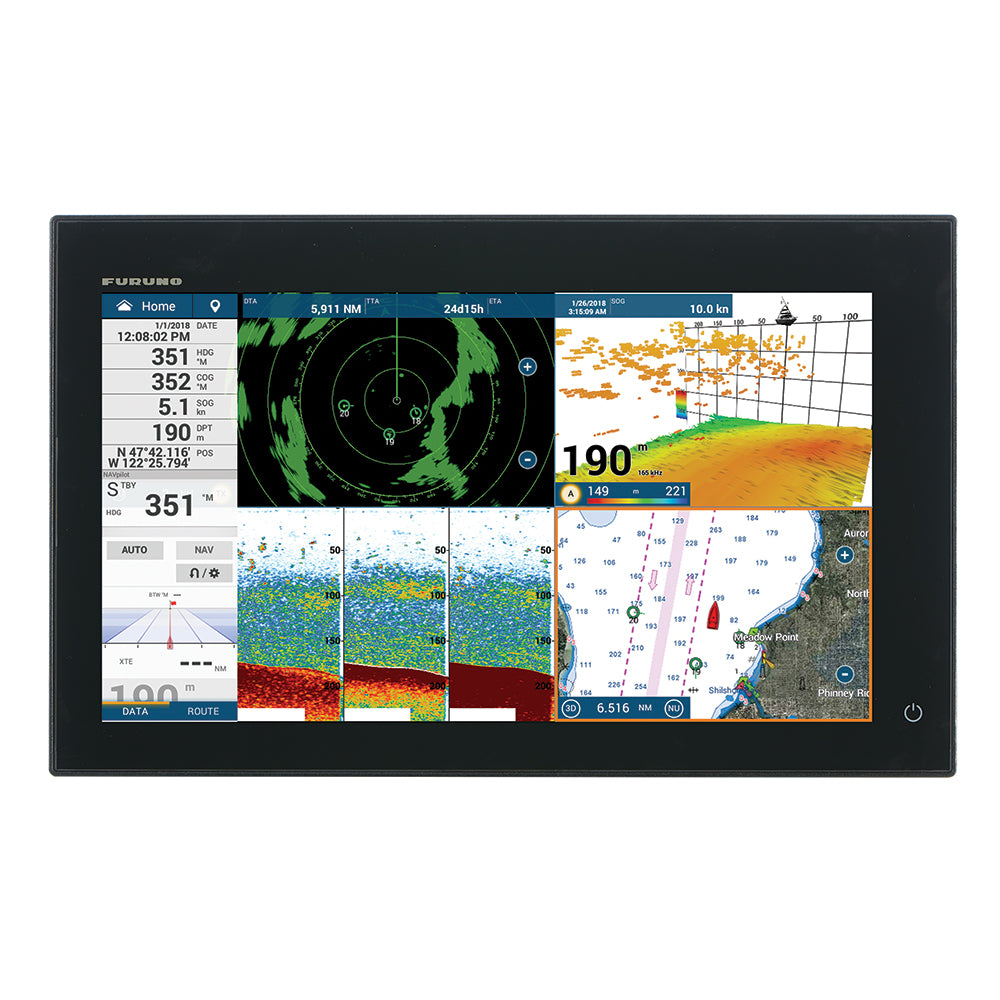 Furuno NavNet TZtouch3 16" MFD with 1kW Dual Channel CHIRP™ Sounder & Internal GPS