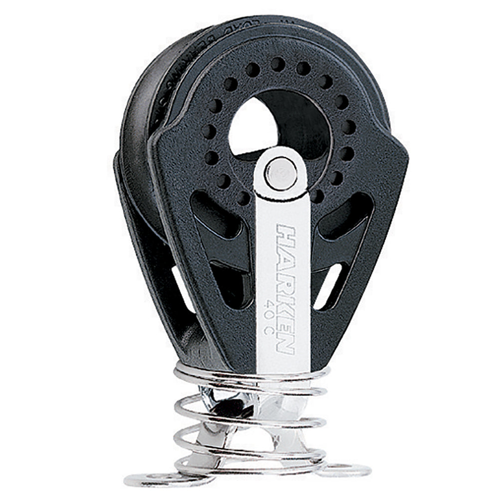 Harken 40mm Carbo Block with Spring & Eyestrap