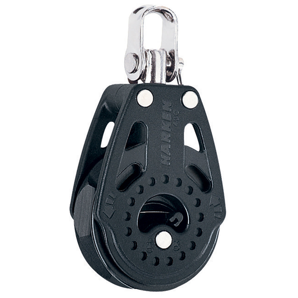 Harken 40mm Carbo Single Ratchet Block with Swivel