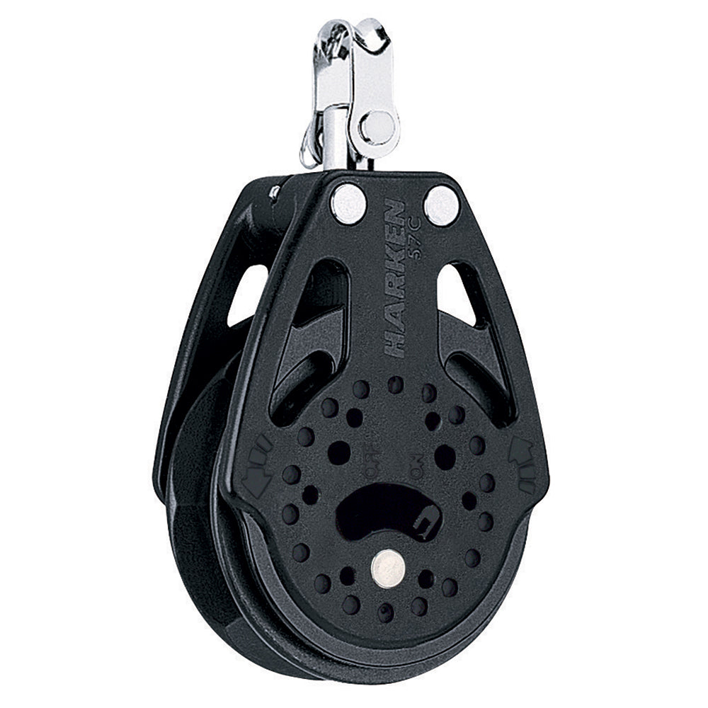 Harken 57mm Carbo Single Ratchet Block with Swivel