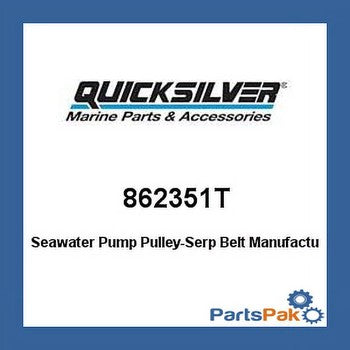 Quicksilver Seawater Pump Pulley