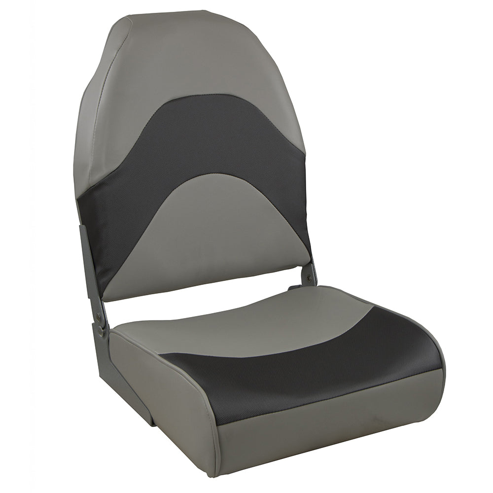 Springfield Premium Wave Folding Seat - Grey with Meteor Stripe
